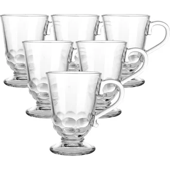 Sklenice Altom Sada sklenic na nožce Siena Beads 320 ml, 6 ks, čirá