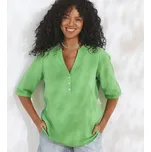 Mušelínová tunika zelená 36