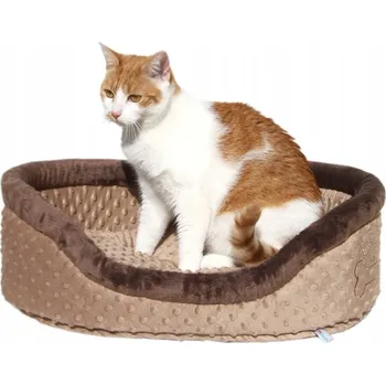 Pelíšek pro psa PELÍŠEK PELŮŽEK KOTEC PRO KOČKY POTAH POLŠTÁŘ 68x18x49