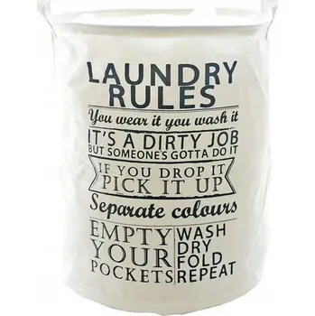 Koš na prádlo Látkový koš na prádlo RULES 1 ks