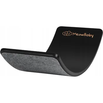 Obraz Balanční deska s filcem 80x30 cm pro děti - Balance Board černá