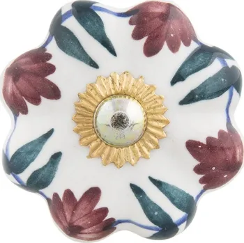 Dveřní kování Keramická úchytka Antje – 4x3 cm