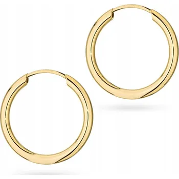 Náušnice Zlaté Náušnice Marko kruhy 585 kreolky 1,50 cm