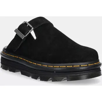 Dámské pantofle Semišové pantofle Dr. Martens ZebZag Mule Mule černá barva, DM31657001, 36, 99X