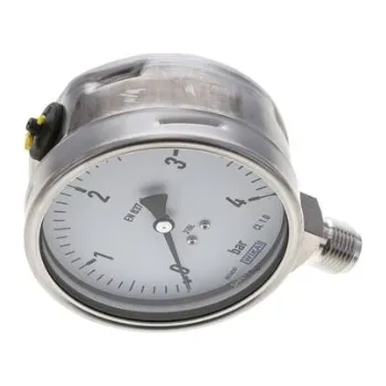 pumpička WIKA - Ursula Wiegand Ges.m.b.H. manometr 232.50.100 0/4bar, G1/2B spodní přip.