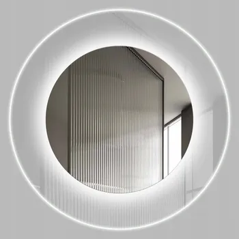 Zrcadlo ZRCADLO Orbit Ring KULATÉ 90 cm elegantní podsvícení
