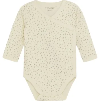 Kojenecký body FIXONI dětské zavinovací body potisk Sesame vel. 44 cm