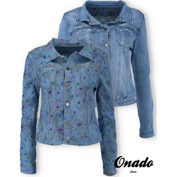 Dámská casual bunda Bunda džínová oboustranná Onado DC502 barva: modrá džínová, velikost: M