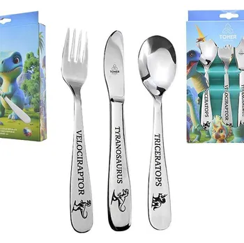 Příbor TONER DINO Dětský příbor 3 ks