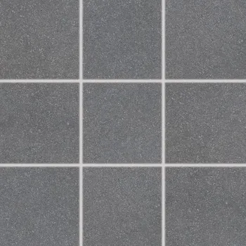 Obklad Block - dlaždice rektifikovaná 9,8x9,8 černá, tl. 9 mm DAK11783
