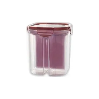 Dělená kuchyňská dóza červená 1,9 l