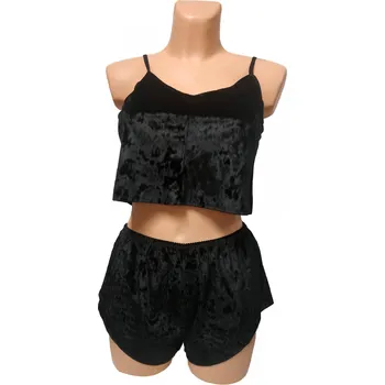 MADE IN CHINA Dámská dvoudíná letní velurová souprava Velikost: M