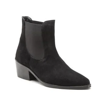 Dámské kozačky Polokozačky Simple SL-15-02-000050 Černá 37