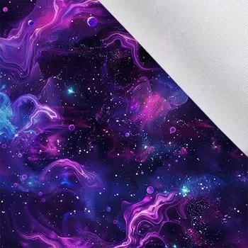 Látka matná na plavky, fitness oblečení nekonečný vesmír