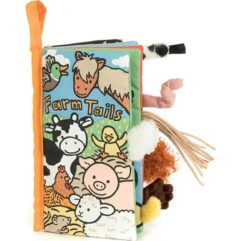 Hračka pro nejmenší JELLYCAT TEXTILNÍ KNÍŽKA JELLYCAT, ZVÍŘÁTKA Z FARMY