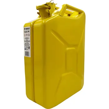 Kanystr 20l Kovový kanystr na palivo (Žlutý) GELG!
