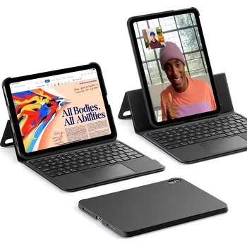 Klávesnice pro tablet ESR Ascend Keyboard Case, Compatible with iPad 10, DE Layout, Black 6B0181001