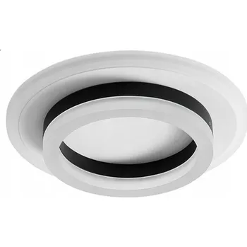 ZÁVĚSNÁ STROPNÍ LAMPA NA ZEĎ LED LUSTR STROPNÍ SVÍTIDLO 3 ČERNÁ BÍLÁ