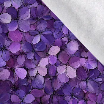 Látka matná na plavky, fitness oblečení fialky