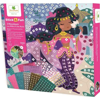 Výtvarná sada Stick & Fun - mozaika - pohádky tisíce a jedné noci