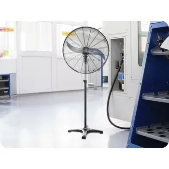 Domácí ventilátor PRŮMYSLOVÝ STOJANOVÝ VENTILÁTOR 150W, Ø65CM, KOV, MAXIMÁLNÍ VÝŠKA 1,8M [FANWPW40R]