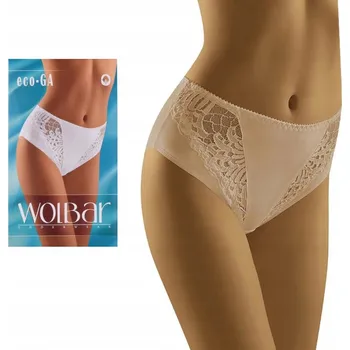 Kalhotky Dámské Kalhotky Wolbar Eco-GA béžové velikosti XL