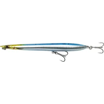 Umělá nástraha Savage Gear Wobler SG 3D Line Thru Needlefish Pulsetail Sinking Basic Atherina Délka: 18cm, Hmotnost: 37g, Maximální ponor: 0,5m