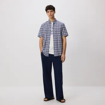 Reserved - Kalhoty loose - tmavomodrá - 466EF-59X - 466EF-59X-M