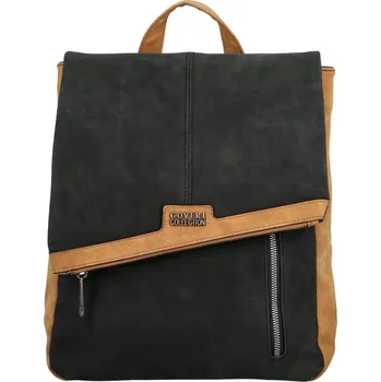 Kabelka Módní dámský koženkový kabelko-batoh Talita, černý