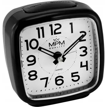 Hodiny Stolní hodiny MPM Quality černé 8 cm
