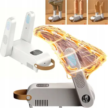 Vysoušeč bot Elektrický sušák na boty, osuška obuvi, rukavic a ponožek + ultrafialové světlo