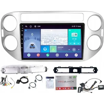 Autorádio AUTORÁDIO S GPS NAVIGACÍ ANDROID CARPLAY VW TIGUAN 2007-2016 USB 4GB 64GB SIM