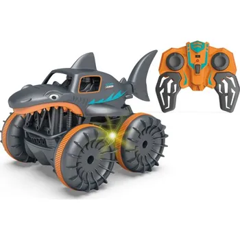 RC model auta R/C 1:18 Obojživelné auto Žralok - oranžový