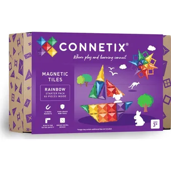 ostatní stavebnice CONNETIX Rainbow Starter Pack 60 ks