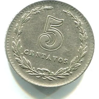 ARGENTINA. 5 centavos 1922.