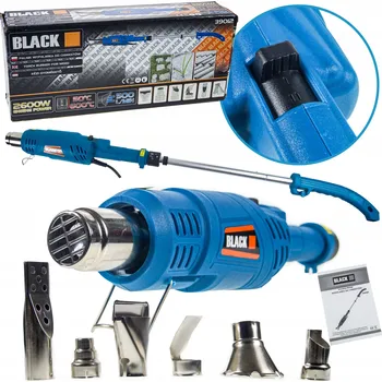 Horkovzdušná pistole Black Horkovzdušná Pistole 2600 W 230 V 600 °C