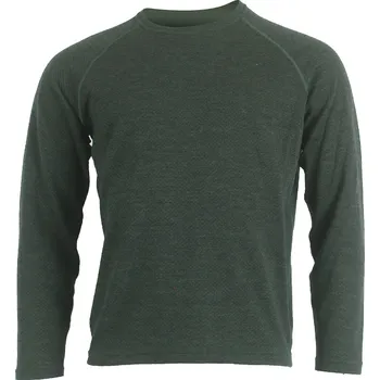 Pánská mikina HUGO 50% merino svetr - Zelená 6262 / XL / Zelená