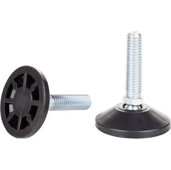 Nivelační přístroj Nivelační kloubová nožička s plastovou základnou průměr 50mm, M12, H 100mm