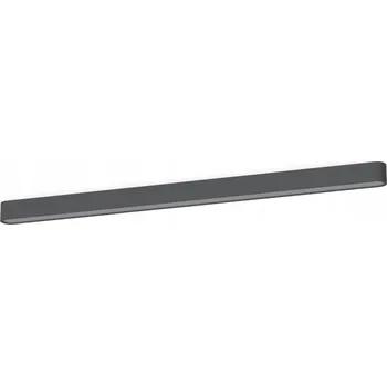 Euluna Stropní světlo Soft, 125 x 6 cm, grafit, hliník, G13 1 x 22 W LED - Doprava zdarma