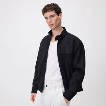 Reserved - Bunda se stojáčkem - černý - 9454N-99X - 9454N-99X-XXL