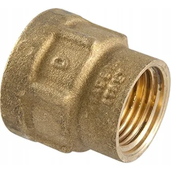 Fitinka NÁTRUBEK REDUKČNÍ MOSAZNÁ 1,1/2" x 1,1/4"