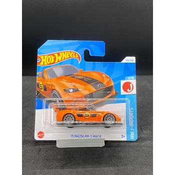 autíčko Hot Wheels - 15 Mazda MX-5 Miata orange ZE SBÍRKY