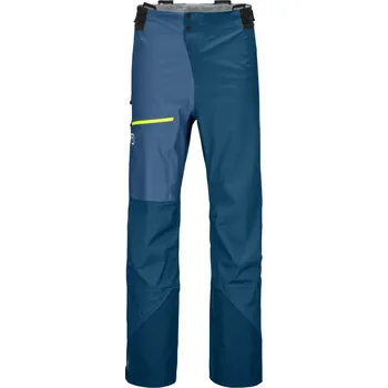 Pánské kalhoty Pánské skialpinistické kalhoty Ortovox Ortler Pants Petrol blue XXL