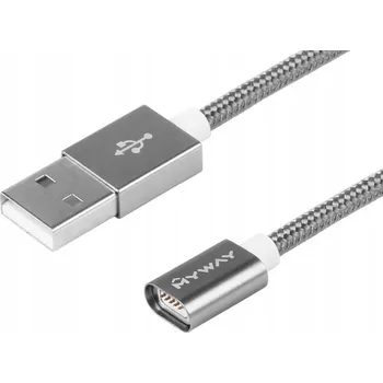 Datový kabel Kabel MYWAY USB - USB-C 1,2 m stříbrný