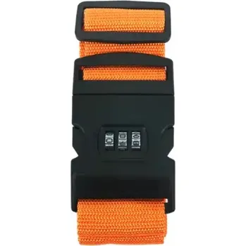 ZABEZPEČOVACÍ POPRUH NA KUFR S KÓDEM ORANŽOVÝ