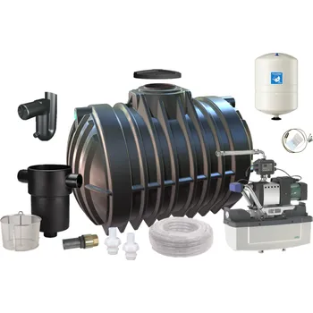 nádrž Gera Tec - Nautilus Sada HOME - nádrž ATLANTIS 12500 s jednotkou WILO Rain-1