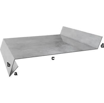 Parapet BLIX Pozink tl. 0,55 mm Parapet r.š. 225