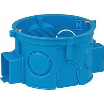 Elektroinstalační krabice Instalační krabice pod omítku, mělká, modrá, spojovací S 60KW