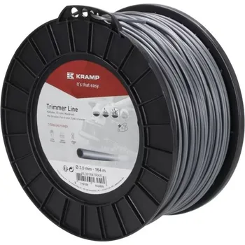 Kramp Žací struna Ø 3mm 164m kulatá Titanium Power šedá