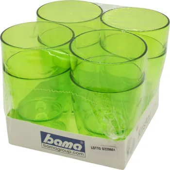 Sklenice BAMA Sklenice KRISTAL, 8 ks Barva: Zelená